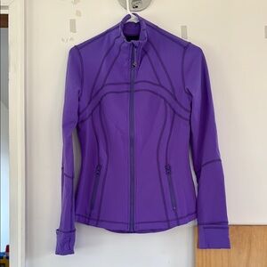 Lululemon purple zip top preloved